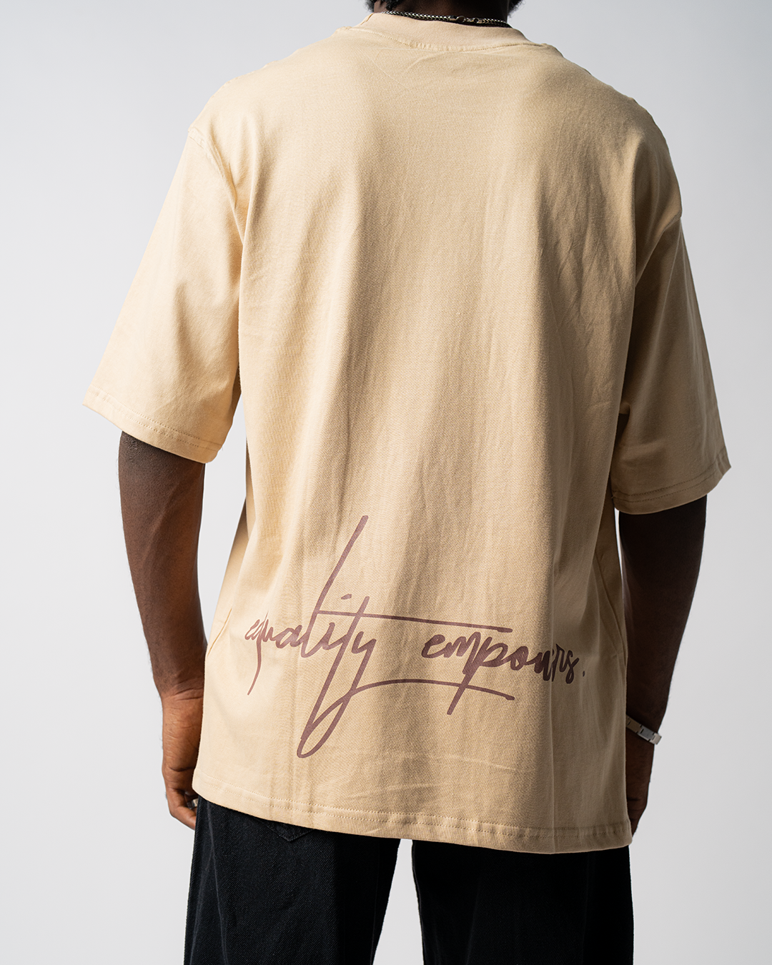 Emperor Oversized beige T-Shirt