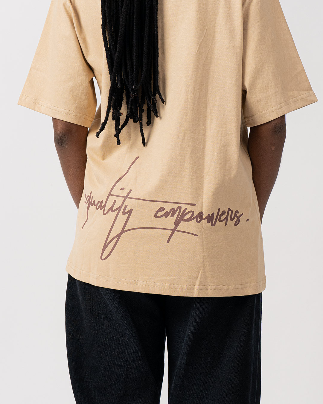 Emperor Oversized beige T-Shirt