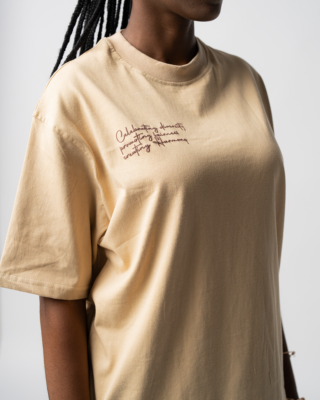 Emperor Oversized beige T-Shirt